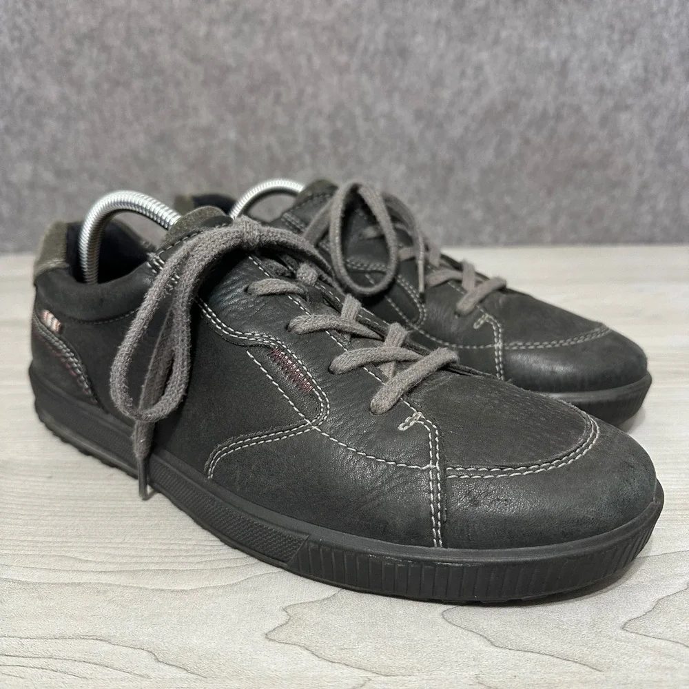 ECCO‎ Bradley Sneakers Mens 43 US 9-9.5 Black Leather Casual Walking Shoes